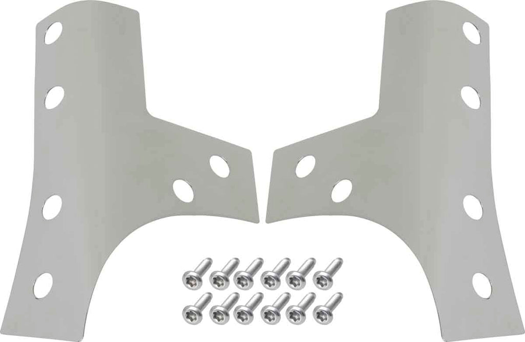 Kentrol T-304 stainless-steel hinges for Jeep Wrangler JK, showcasing the polished stainless-steel
