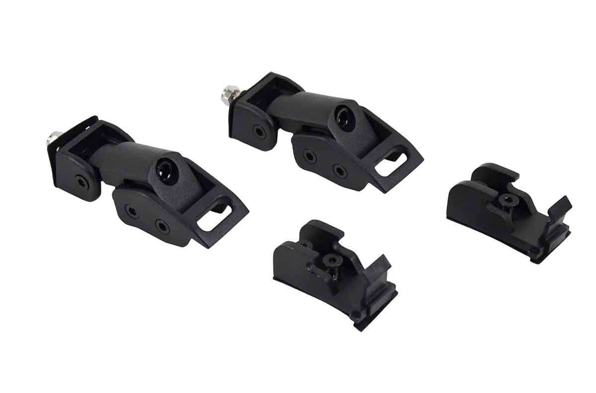 Stainless Steel TJ Style Hood Catch Kit In Black Stainless For Jeep CJ And Yj 1976 1995 - Foto 4