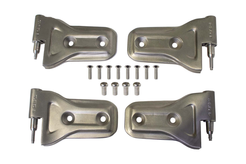 Hero Shot - Kentrol Outer Door Hinge Set for 2018-2027 Jeep Wrangler JL Two Door 40726