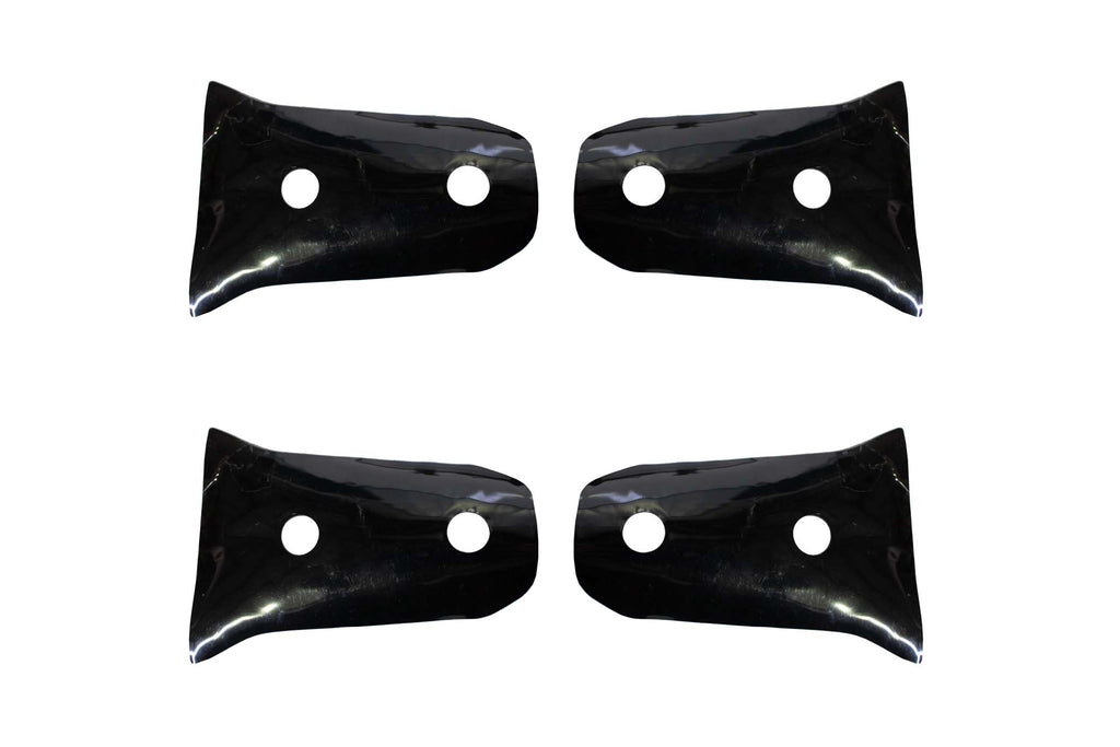 Backing Plates for the Hinges - Kentrol Outer Door Hinge Set for 2018-2027 Jeep Wrangler JL Two Door 40726