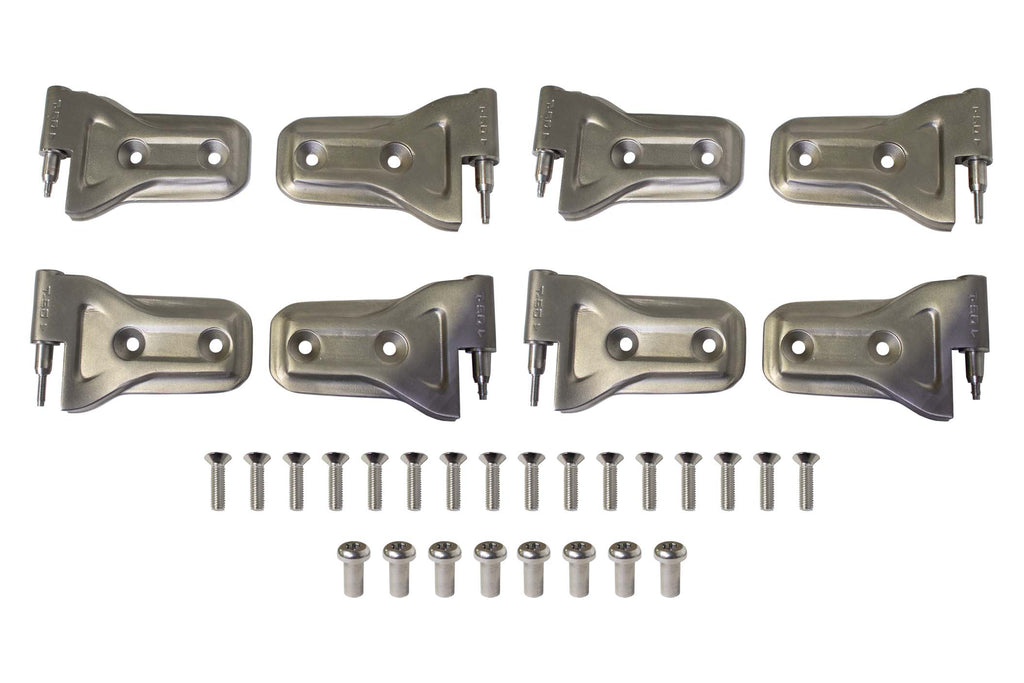 Hero Shot - Kentrol Outer Door Hinge Set for 2018-2027 Jeep Wrangler JL Four Door & Gladiator JT 40727