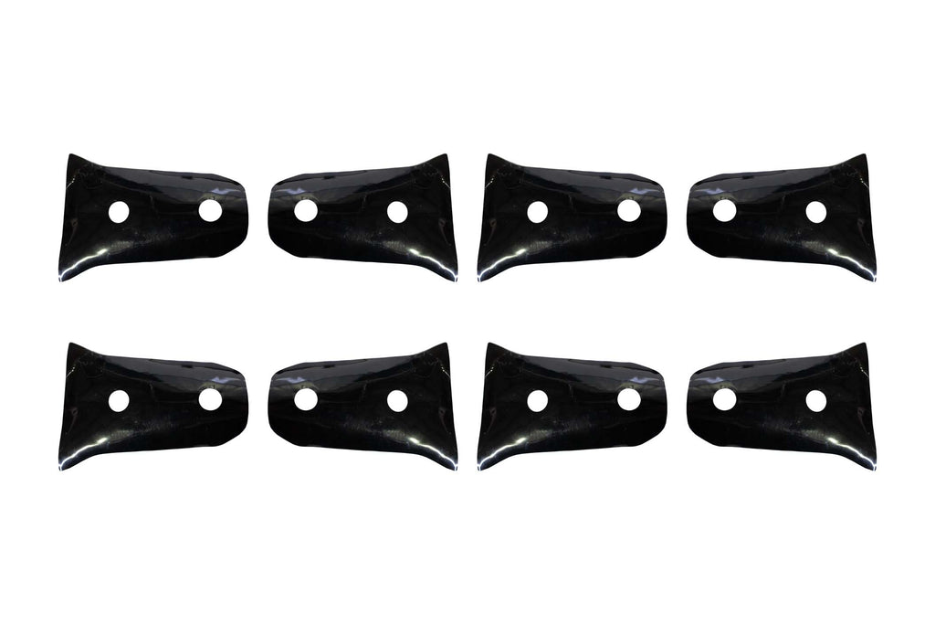 Hinge Backing Plates - Kentrol Outer Door Hinge Set for 2018-2027 Jeep Wrangler JL Four Door & Gladiator JT 40727