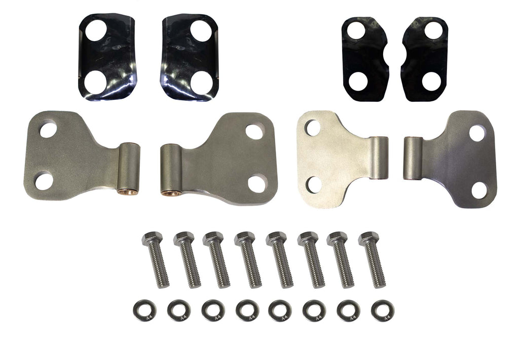 Hero Shot - Kentrol Body Door Hinge Set for 2018-2027 Jeep Wrangler JL Two Door 40728