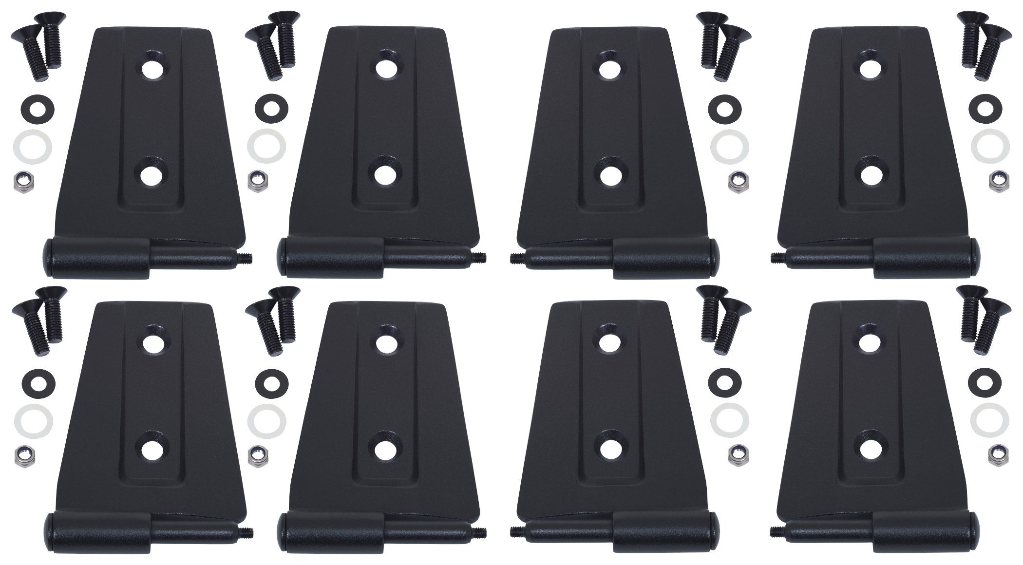 Kentrol Door Hinge Set for 2007-2018 Jeep Wrangler 80576 – Kentrol Kentrol Door Hinge Set for 2007-2018 Jeep Wrangler 80576 – Kentrol