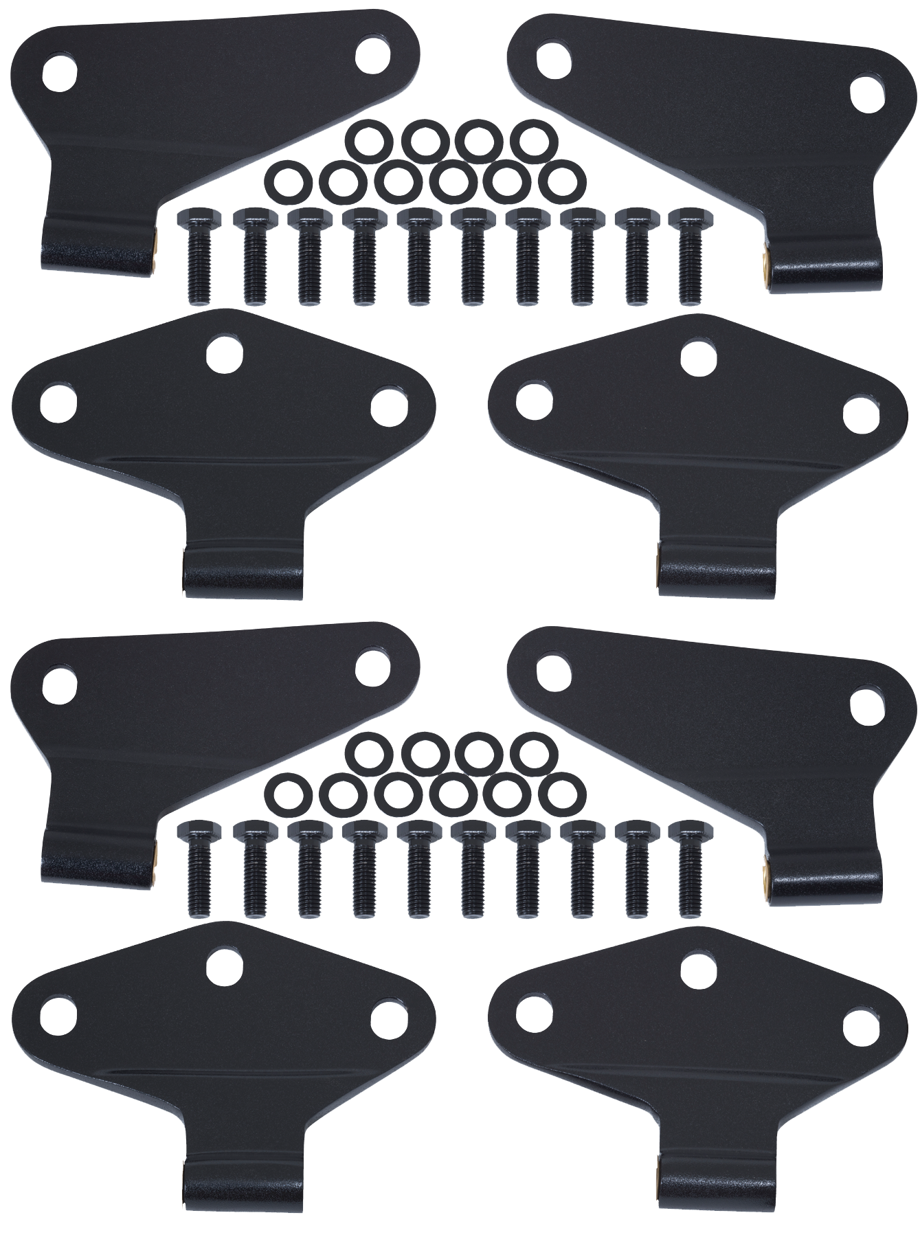 Kentrol Body Door Hinge Set for 2007-2018 Jeep Wrangler 80581