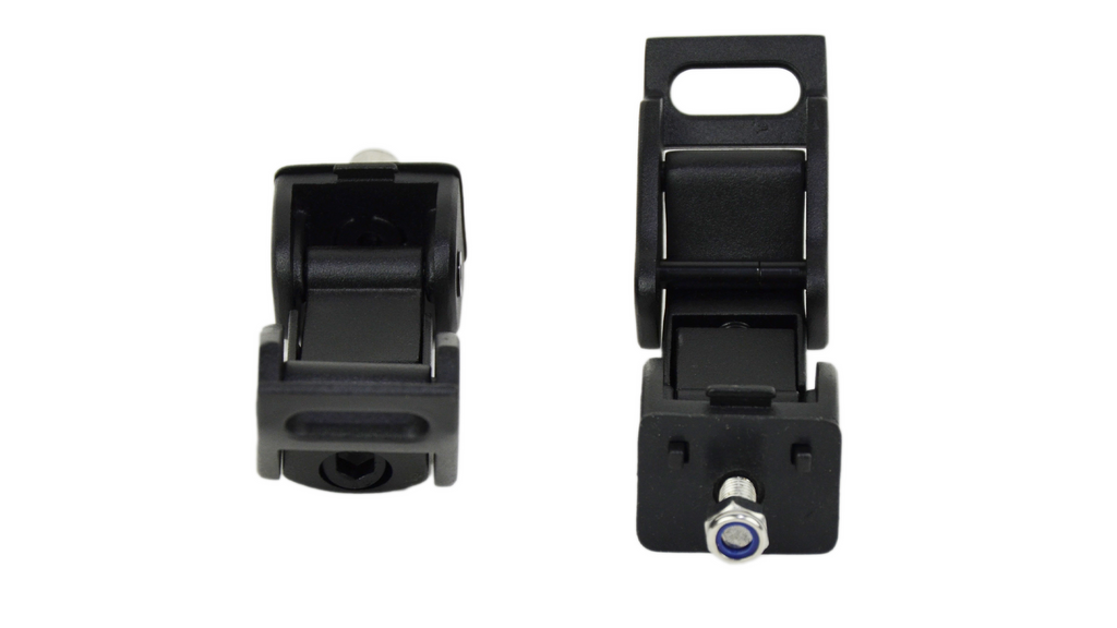 Latch and catch, included in the Kentrol Hood Catch Kit for 2007-2018 Jeep Wrangler 80704