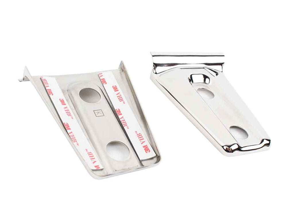Opposing side views of the Kentrol Hinge Overlay For 2007-2018 Jeep Wrangler 30019