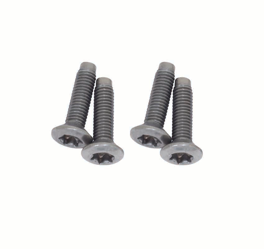 Included hardware for the Kentrol Hinge Overlay For 2007-2018 Jeep Wrangler 30019