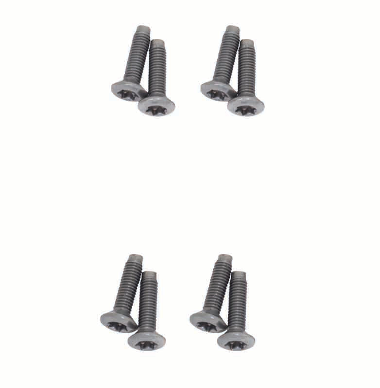 Included hardware for Kentrol Door Hinge Overlay Set for 2007-2018 Jeep Wrangler 30020