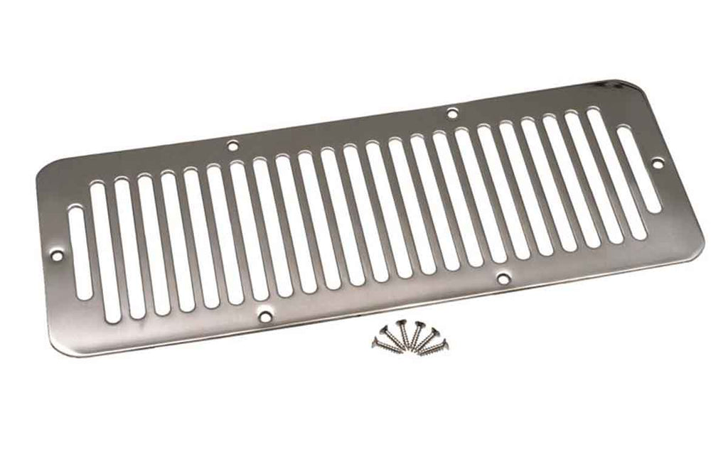 Hood vent and installation hardware included in the Kentrol Hood Kit for 1978-1995 Jeep CJ/Wrangler 30570