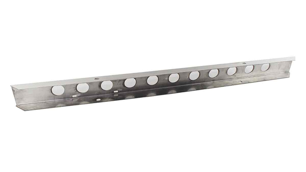 Inverse angle of the Kentrol Front Bumper w/holes For 1955-1986 Jeep CJ 30429