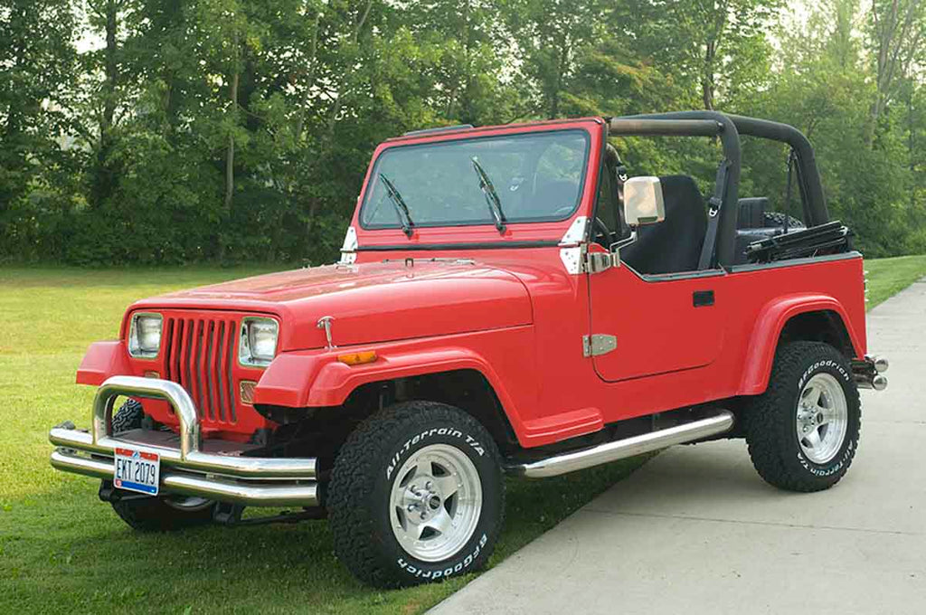 Kentrol Windshield Tie Down Kit for 1987-1995 Jeep Wrangler 30439 installed to the vehicle