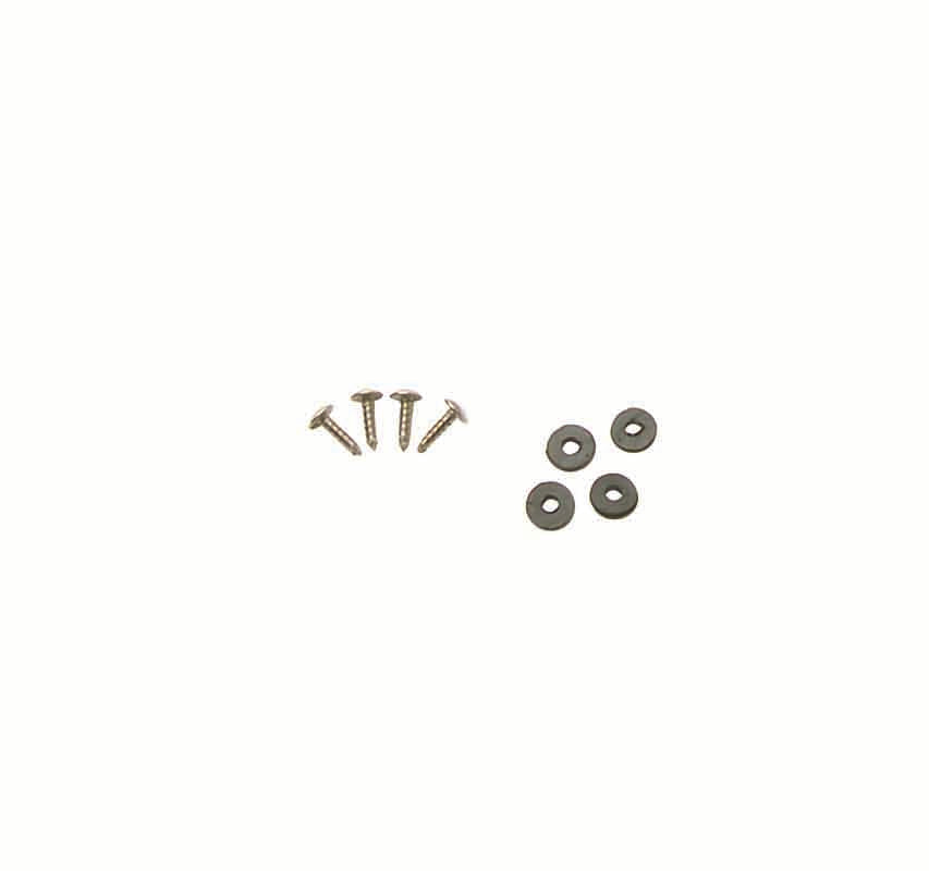 Included hardware for Kentrol Bug Shield for 1987-1995 Jeep Wrangler 30440