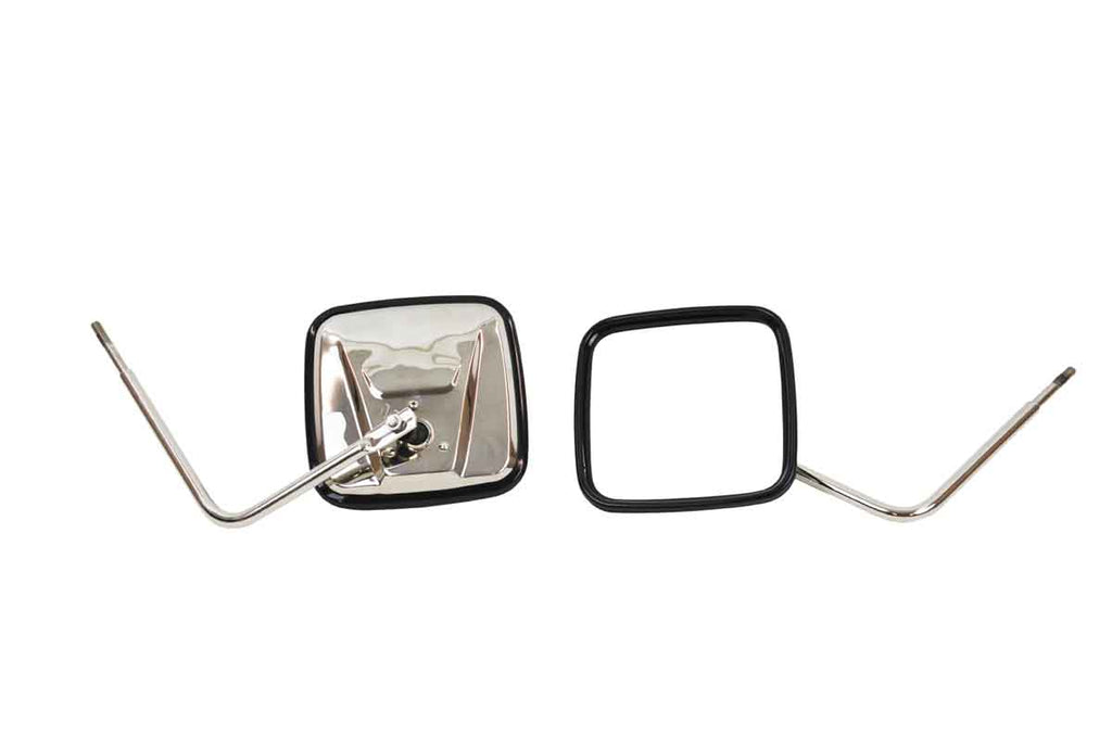 Opposing side views of the Kentrol Outback Mirrors For 1976-2023 Jeep CJ/Wrangler/Gladiator 30443
