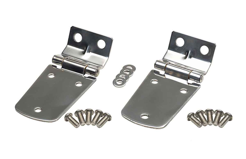 Kentrol Hood Hinges for 1997-2006 Jeep Wrangler 30476 with included hardware