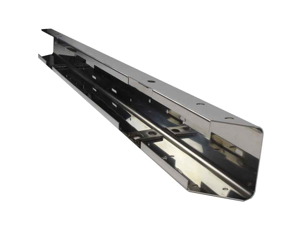 Side view of Kentrol 54in. Front Bumper for 1997-2006 Jeep Wrangler 30486