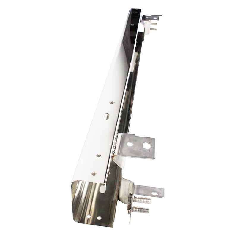 Side view of Kentrol 50in. Rear Bumper for 1997-2006 Jeep Wrangler 30487