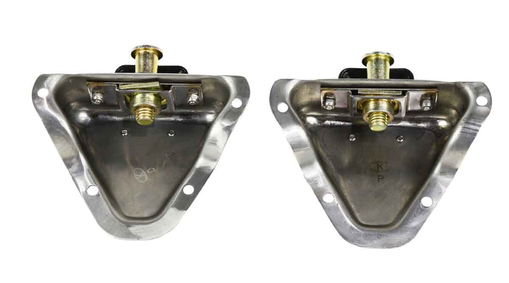 Reverse angle of Kentrol Door Latch Brackets 1981-1995 Jeep CJ/Wrangler 30513