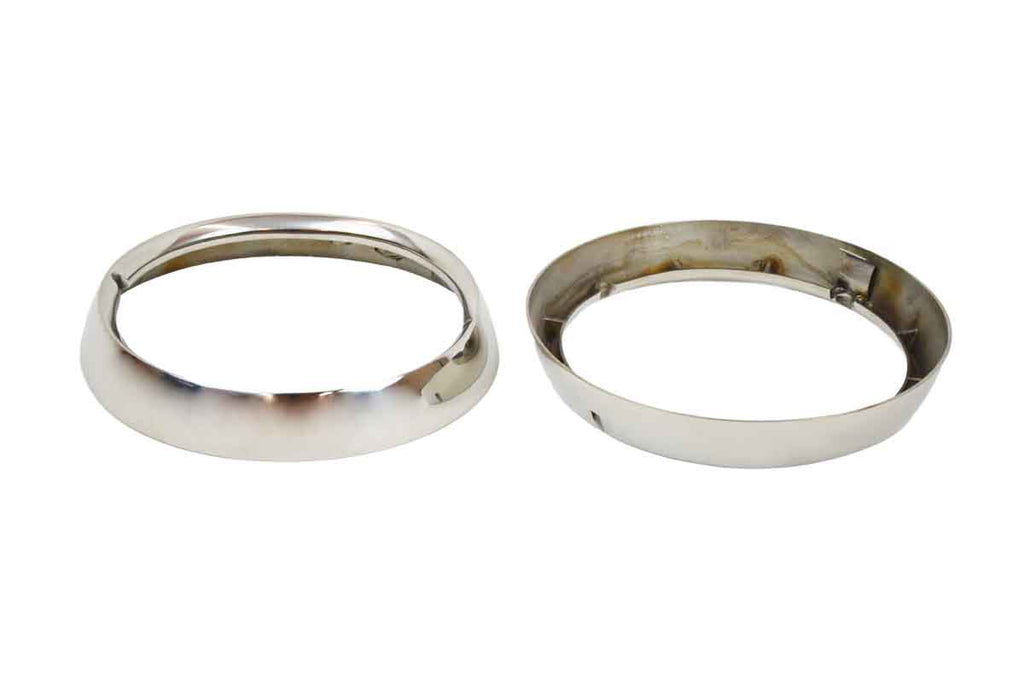 Opposing side views of the Kentrol Headlight Bezels for 1972-1986 Jeep CJ 30537