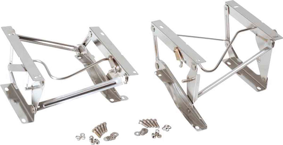 ショベルヘッド メッキナセル Kentrol Seat Pedestals For 1976-1990 Jeep CJ/Wrangler 30552