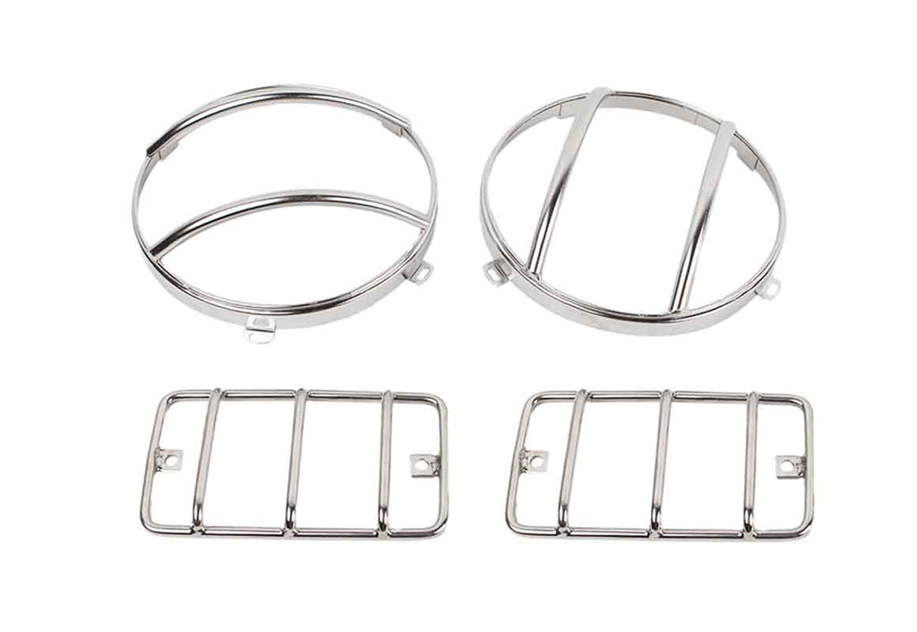 Euro Light Guard Set (4 pieces) Fits TJ - 1997-06