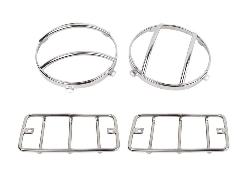 Euro Light Guard Set (4 pieces) Fits TJ - 1997-06