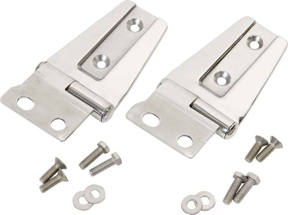 6-Pack Hood Hinge Cover Trim Garnish For Jeep Wrangler JK 2007-2018 - ABS Plastic