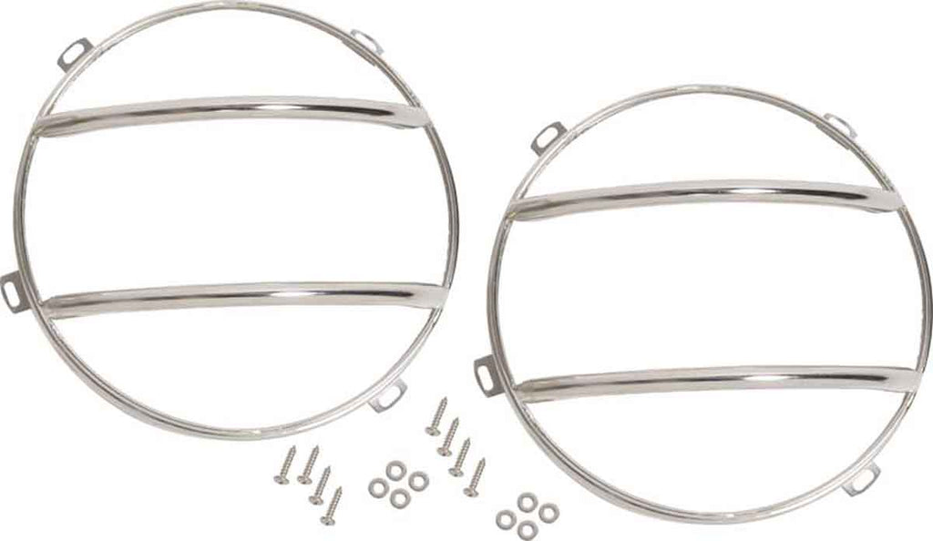Kentrol Euro Headlight Guards for 2007-2018 Jeep Wrangler 30573 with included hardware