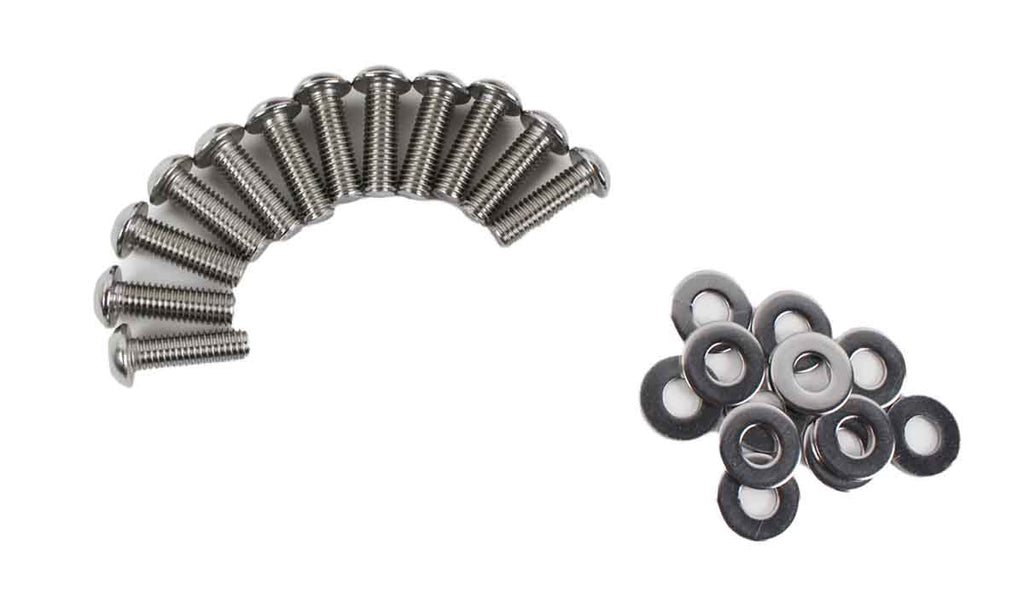 Included hardware for the Kentrol Windshield Supports for 2017-2018 Jeep Wrangler 30574