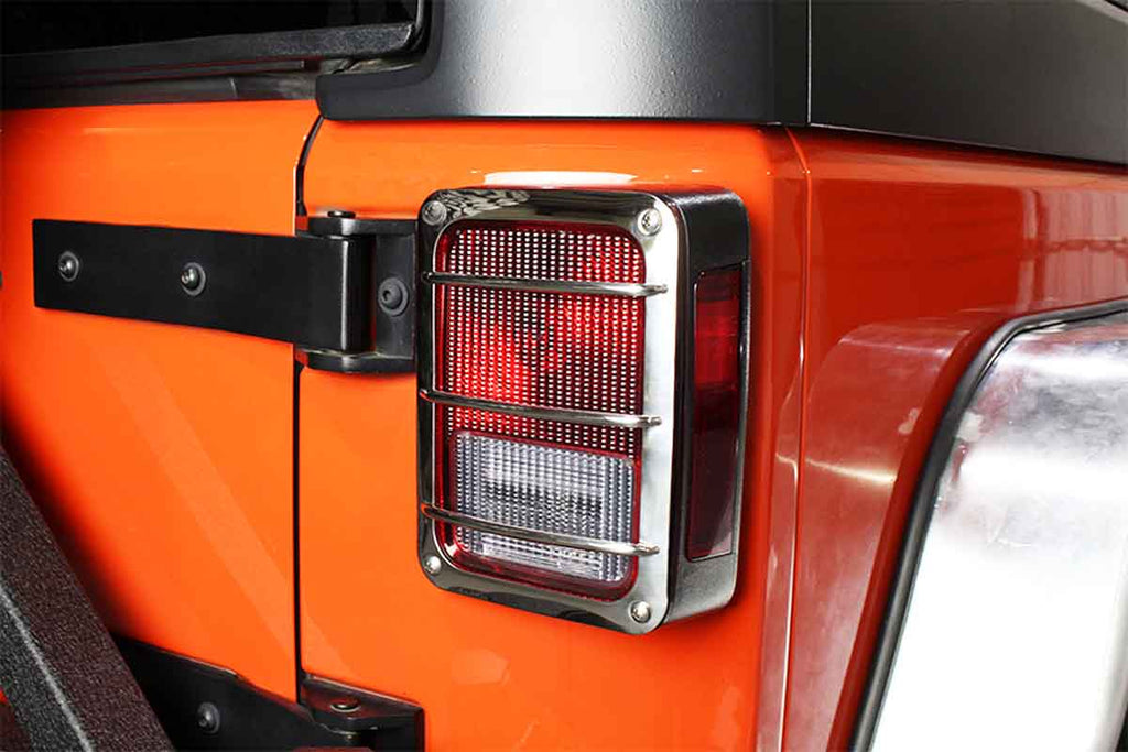 Kentrol Taillight Guard for 2007-2018 Jeep Wrangler 30582 installed to the vehicle