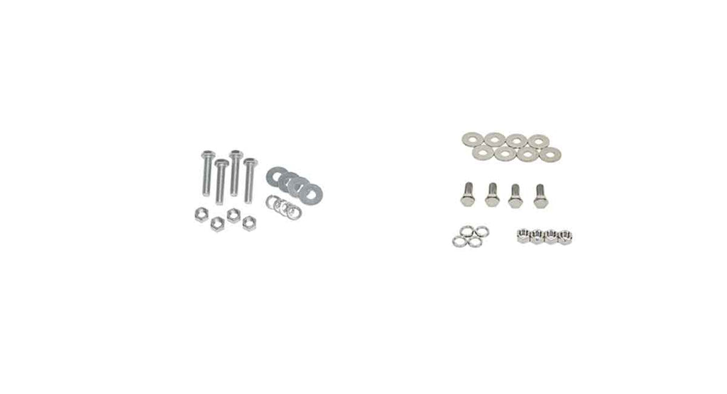 Included hardware for the Kentrol Rear Bumper for 1955–1986 Jeep CJ 30714