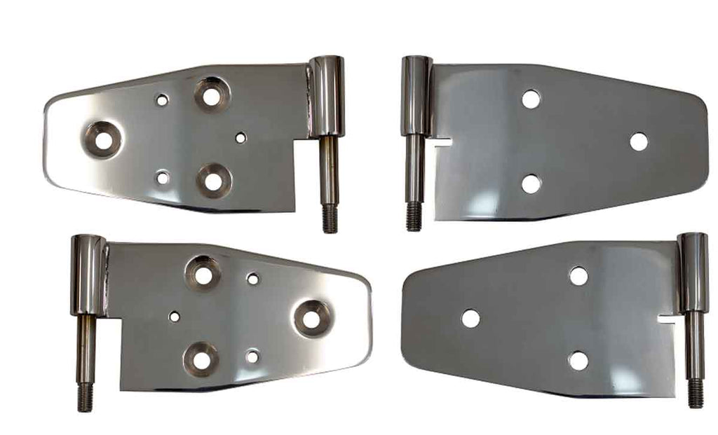 Kentrol 70012 Door Hinge Liners - Set Of 4 Black Delrin Replacement Bushings For Jeep Wrangler JL (2018-Up)