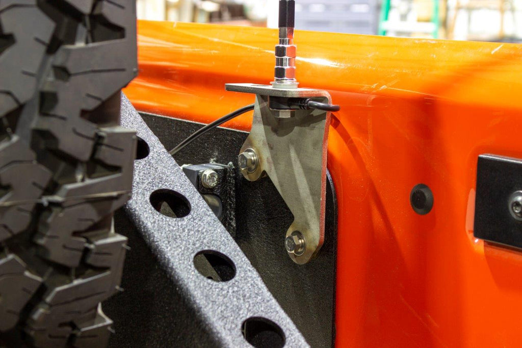 Kentrol CB Antenna Mount for 2007-2018 Jeep Wrangler 30722 installed to the vehicle