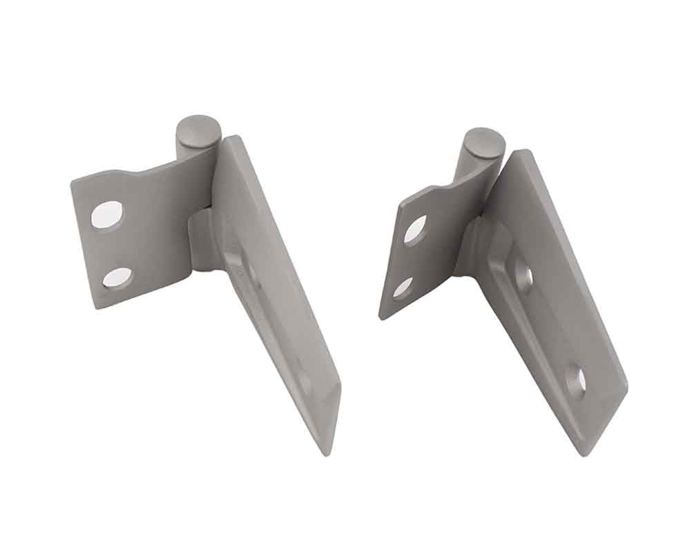 Side view of the Kentrol Hood Hinges for 2007-2018 Jeep Wrangler 40572