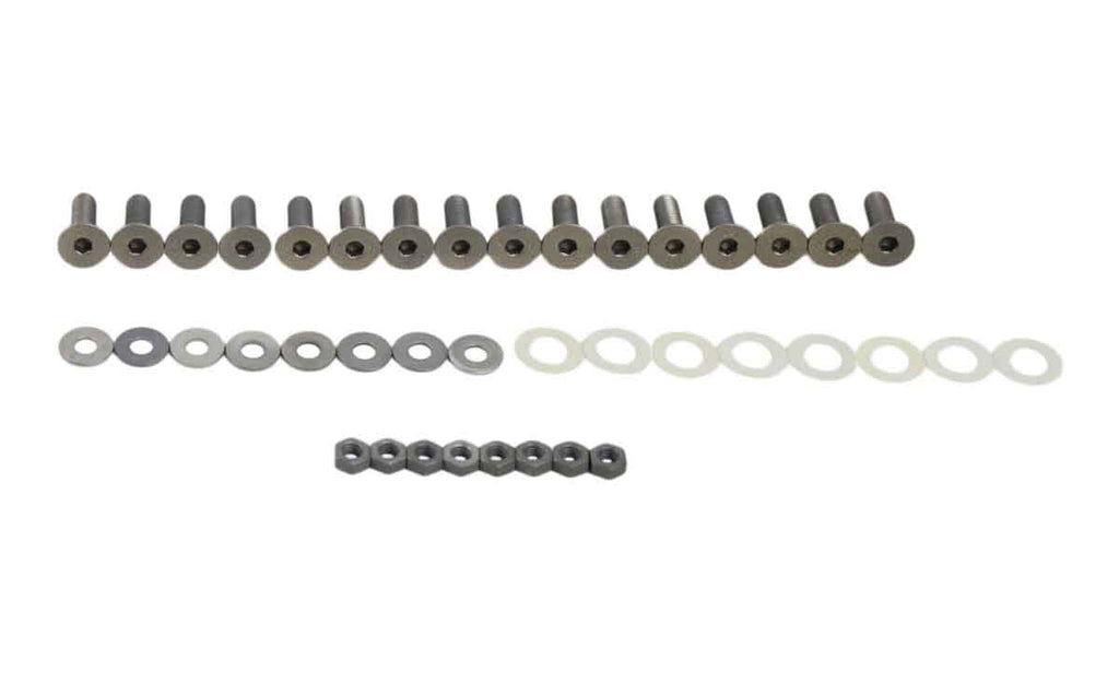 Included hardware for Kentrol Door Hinge Set 2007-2018 Jeep Wrangler 40576
