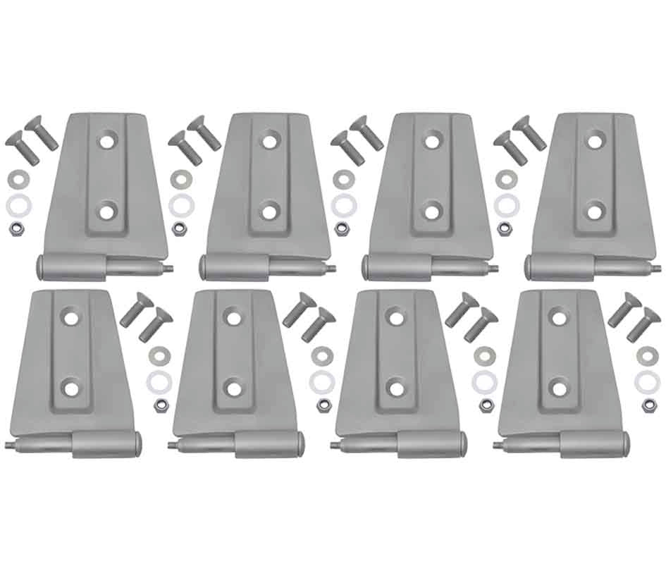 Kentrol Door Hinge Set 2007-2018 Jeep Wrangler 40576 with included hardware