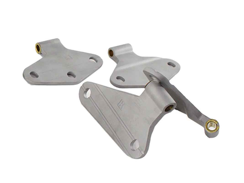 Kentrol T-304 stainless steel hinges for Jeep Wrangler JL, showcasing the sand blasted ready to paint