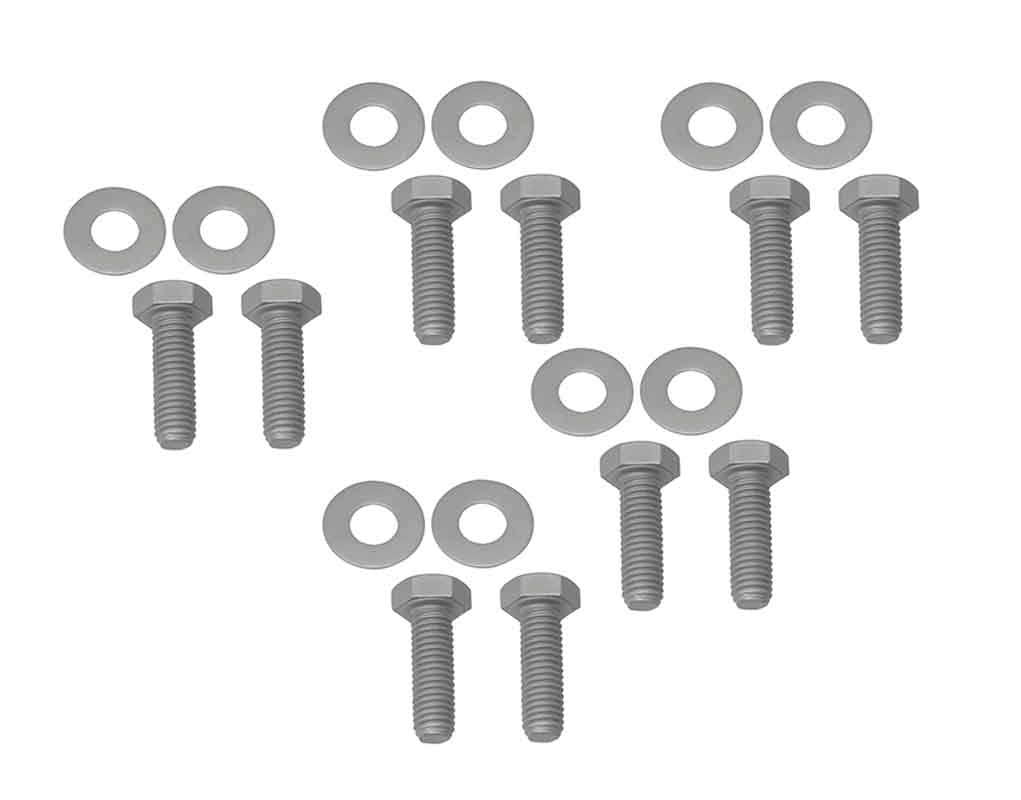 Included hardware for Kentrol Door Hinge Set for 2007-2018 Jeep Wrangler 40580