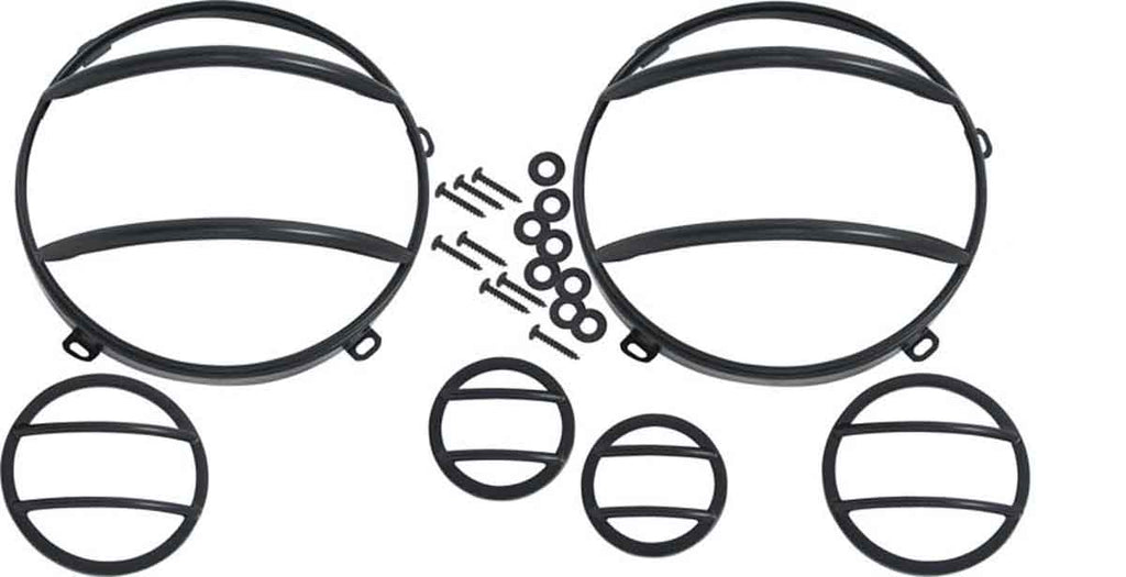 Kentrol Headlight/Marker Cover Set for 2007-2018 Jeep Wrangler 50013 with included hardware