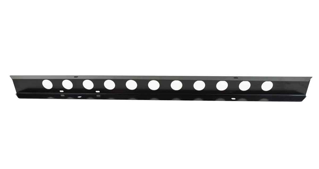 Inverse angle of the Kentrol Front Bumper w/holes For 1955-1986 Jeep CJ 50429