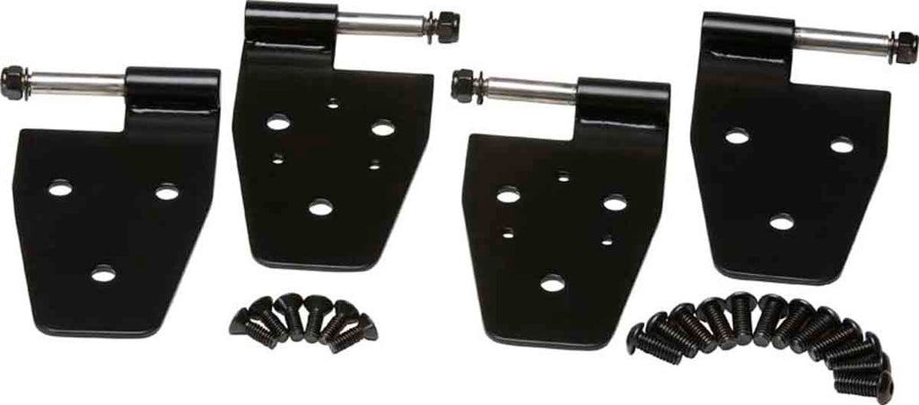 Kentrol Door Hinge Set for 1987-1995 Jeep Wrangler 50441 with included hardware