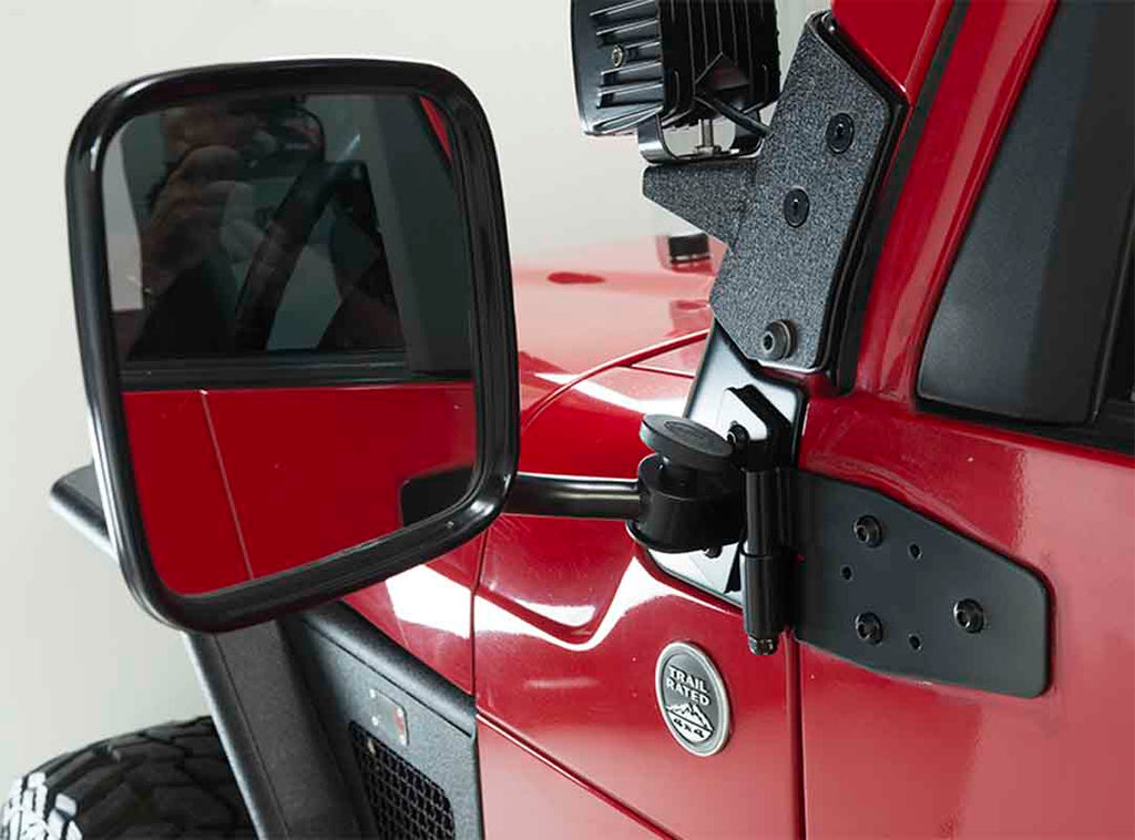 E-Z Detach Mirrors (pair) Fits TJ & JK - 1997-18