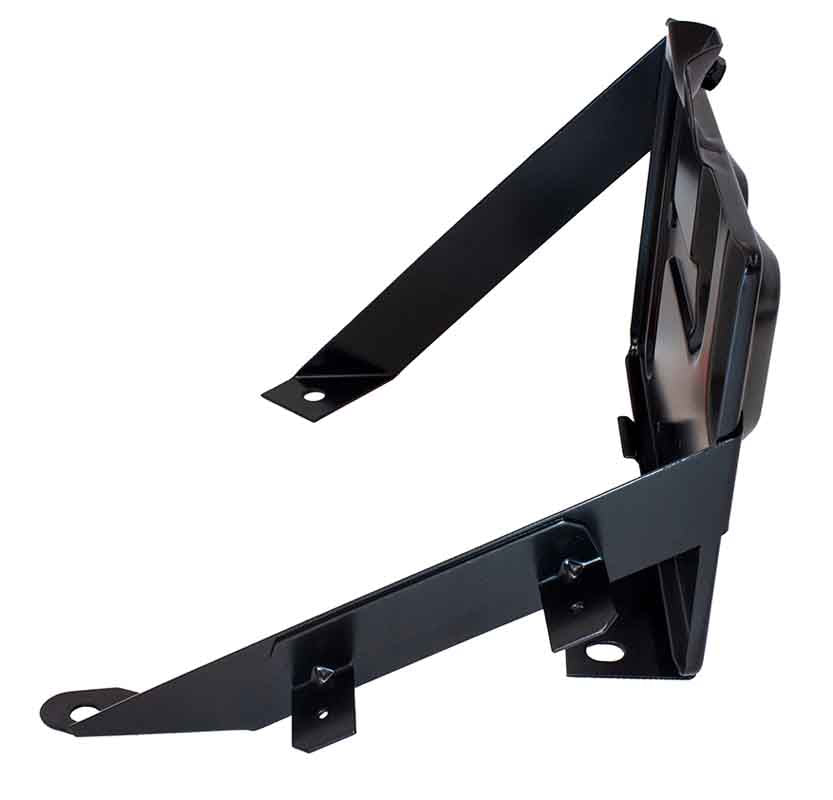 Side view of the Battery Tray in the Kentrol Battery Tray Kit For 1976-1986 Jeep CJ 50498