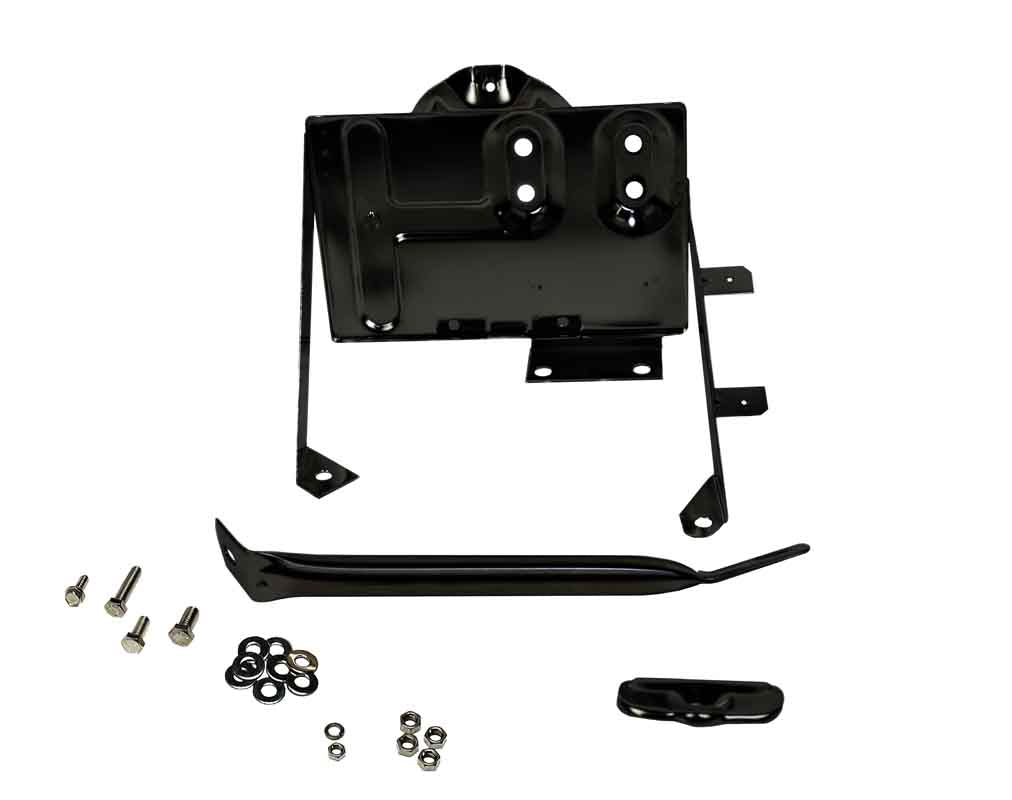 Kentrol Battery Tray Kit For 1976-1986 Jeep CJ 50498 with included hardware