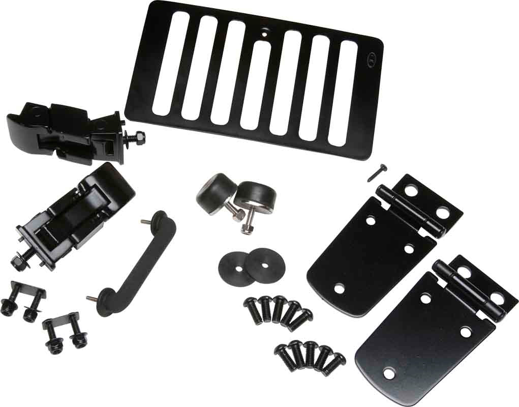 Kentrol Hood Kit for 1998-2006 Jeep Wrangler 50504 with included hardware