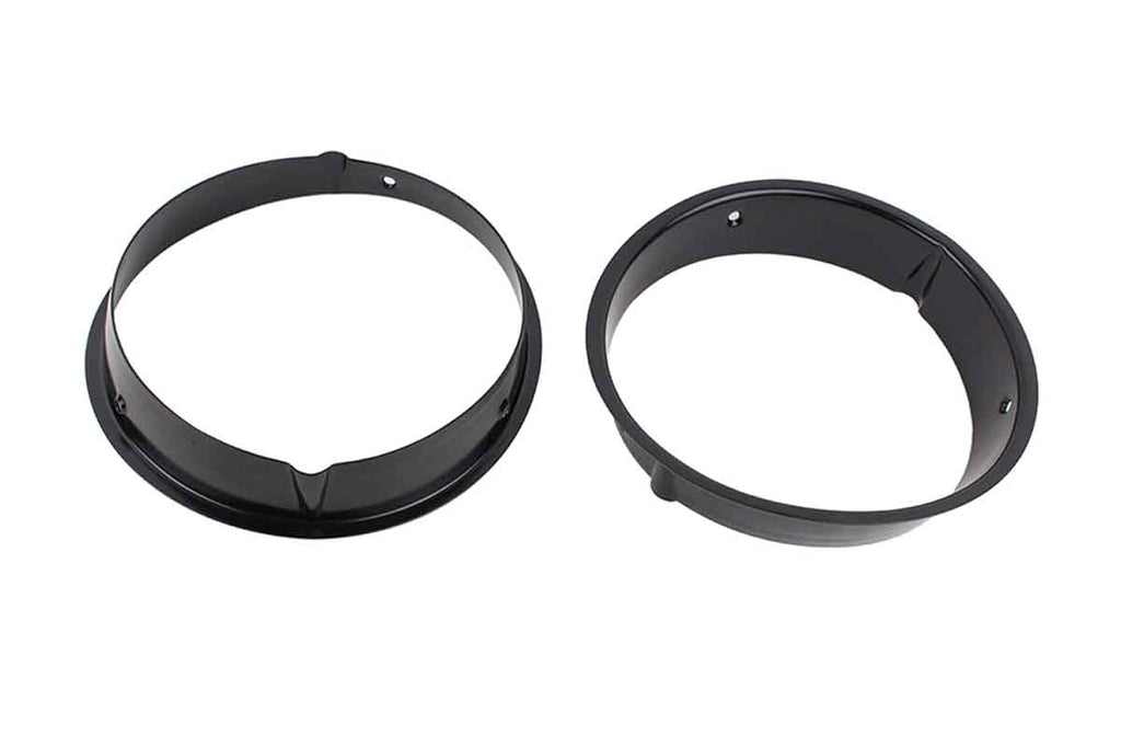 Opposing side views of the Kentrol Headlight Bezels for 1997-2006 Jeep Wrangler 50543
