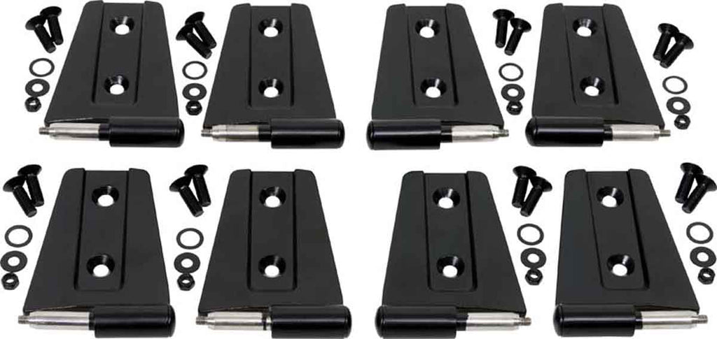 Kentrol Door Hinge Set for 2007-2018 Jeep Wrangler 50576 with included hardware