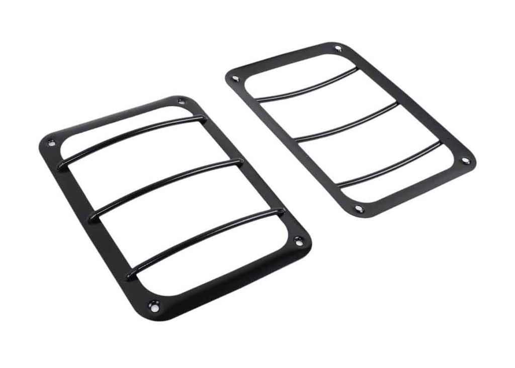Opposing side views of the Kentrol Taillight Guard for 2007-2018 Jeep Wrangler 50582
