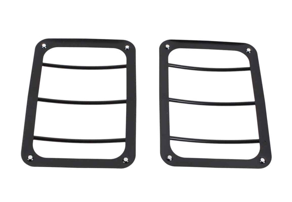 Reverse angle of the Kentrol Taillight Guard for 2007-2018 Jeep Wrangler 50582