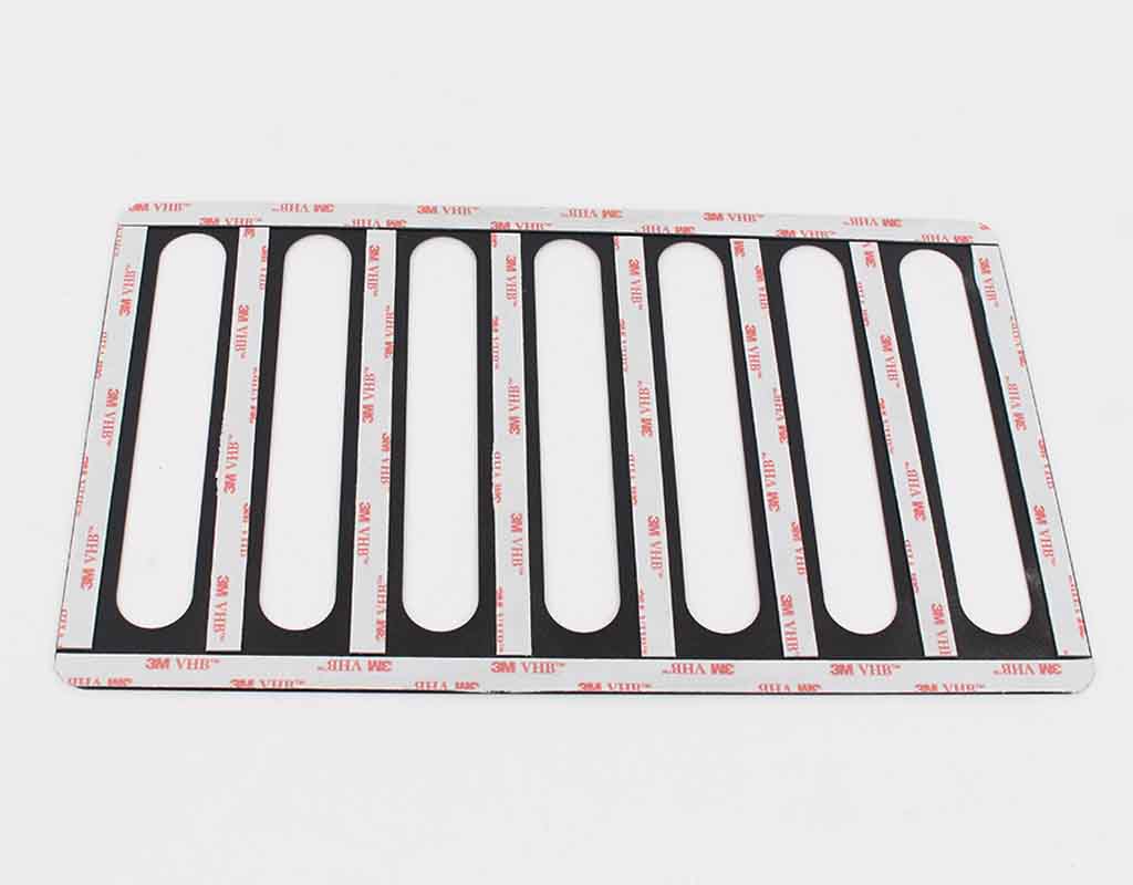 Reverse angle of the Kentrol Hood Vent for 2007-2018 Jeep Wrangler 50583